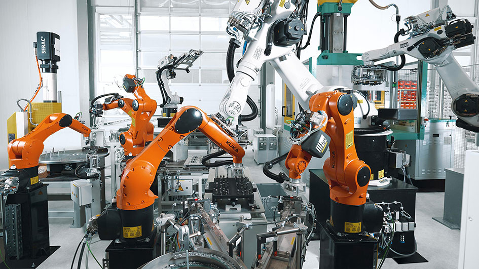 robôs industriais